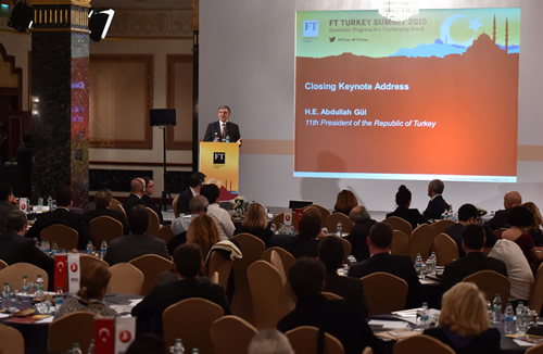 11. Cumhurbaşkanı Abdullah Gül, Financial Times Türkiye Zirvesi'nde Konuştu